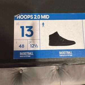 All black size 13 adidas